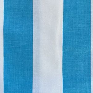 2yds x 44” blue and white polished cotton fabric.